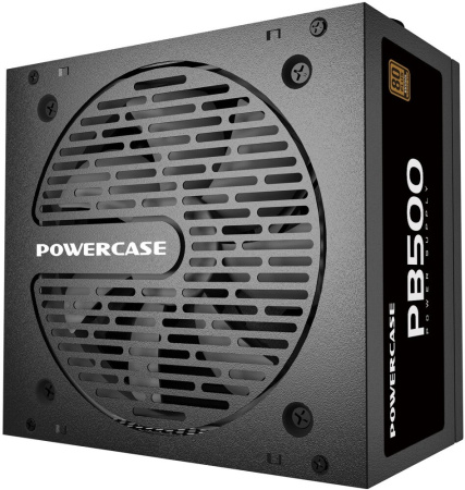 Блок питания 500Вт Powercase PB500 (APFC,120мм,2PCI,6SATA,80+Bronze)[PS-500B-DC]