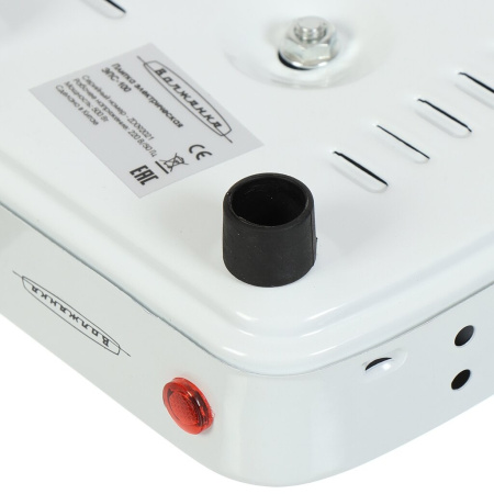 Плита настольная Волжанка ЭПС-100 White 500Вт, конфорок-1, спир. элемент, упр. механическое