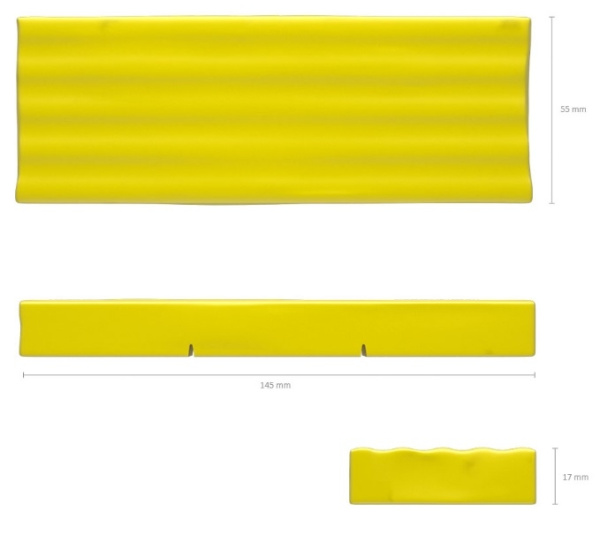 Пластилин 150гр. ErichKrause классический, желтый (46453)