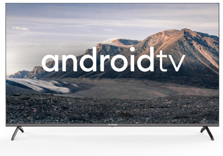 Телевизор LED Hyundai 50" H-LED50BU7006 Android TV Frameless Metal черный 4K Ultra HD 60Hz DVB-T2 DVB-C DVB-S DVB-S2 USB WiFi Smart TV