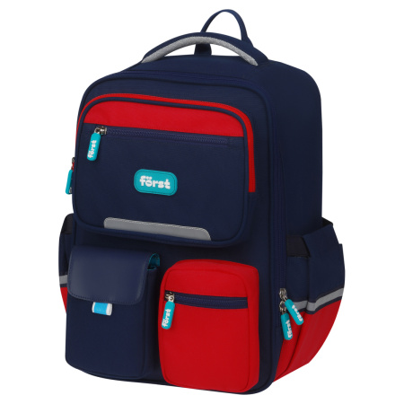 Ранец Först F-Style "Red" 38*26,5*16 см, 1 отделение FT-RY-032405