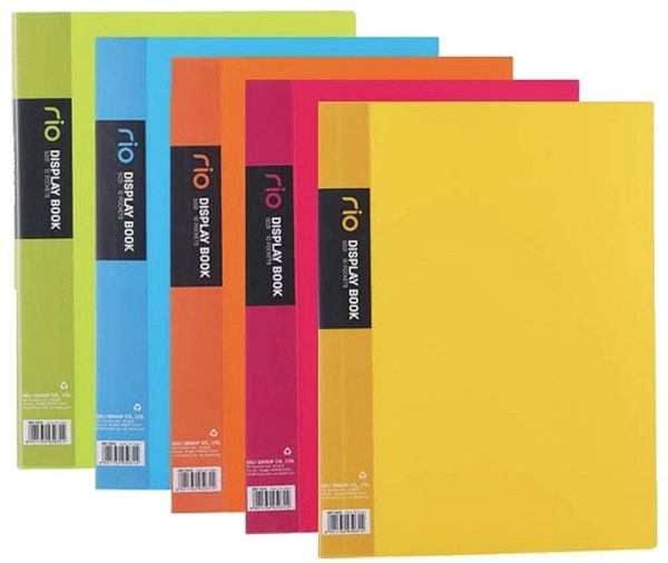 Папка с 10 вкл. DELI "Rio" ассорти (E5031)