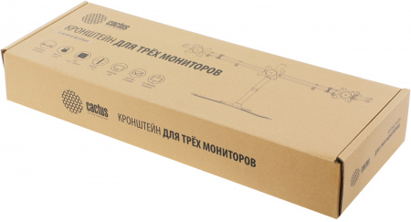 Кронштейн для мониторов Cactus CS-VM-MP330S-BK черный 15"-24" макс.8кг настольный