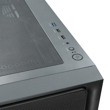 Корпус mATX Б_БП XASTRA A411M 4ARGB-FC Black (USB3.0,Audio,черный,Mesh,4х120мм ARGB+PWM FC fans,CPU Cooler до 165мм, VGA до 340мм)