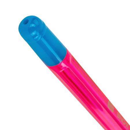 Ручка шариковая BRAUBERG "X-ONE NEON" 0,35мм., синяя (143987)