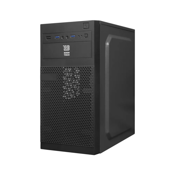 Корпус mATX Б_БП BaseTech M3408 (2*USB3.0,Audio,черный)[BT-M3408-B]
