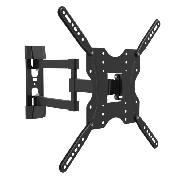 Кронштейн ITECHmount LCD544 черный настенный,для тв,13-55",до 30кг,от стены 65-420 мм,с выносом, с функцией наклона -14°~ +5°,и поворота -90° ~ +90° V