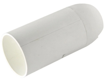 Патрон электрический Е14 Volsten V03-P-SM-E14, резьбовой, белый