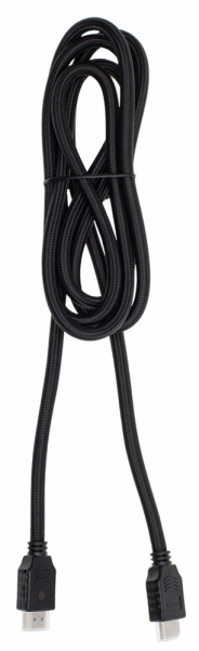 Кабель HDMI(m) - HDMI(m)  2.0м Cactus, v2.0, позол. контакт, черный (CS-HDMI.2-2)