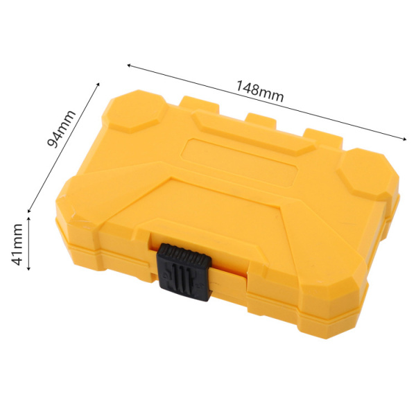 Набор бит и свёрл под патрон 1/4HEX, 18 штук, пластиковый кейс
