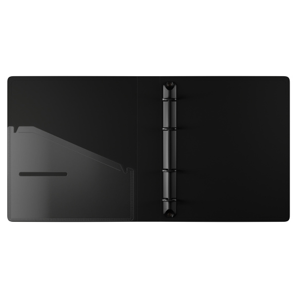 Папка 4 кольца BERLINGO "Instinct" A5, 35мм. 700мкм, D-кольца, с внутр. карманом, мятный (RB4_A5520)