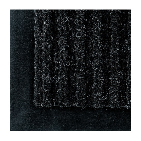 Коврик входной влаговпитывающий, ворсовый, ребристый OfficeClean, 120*150см, черный (285742)
