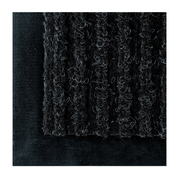 Коврик входной влаговпитывающий, ворсовый, ребристый OfficeClean, 120*150см, черный (285742)