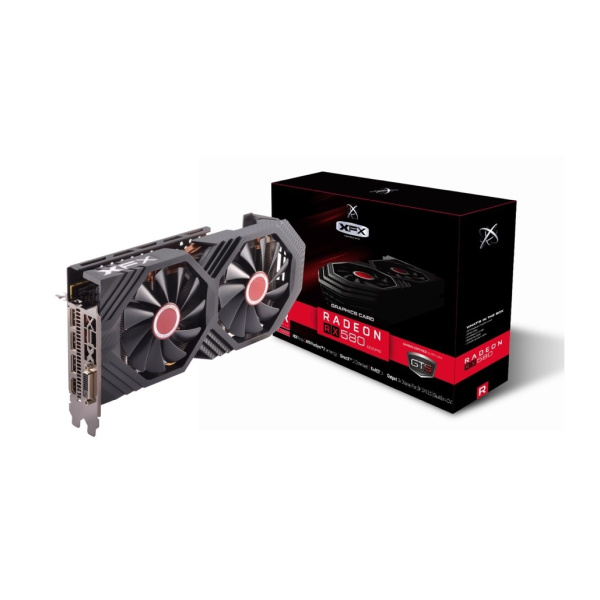 Видеокарта Radeon RX 580 XFX 8Гб [REFURBISHED] GDDR5,256bit,DVI,HDMI,3DP (RX-580P8D6K924) oem
