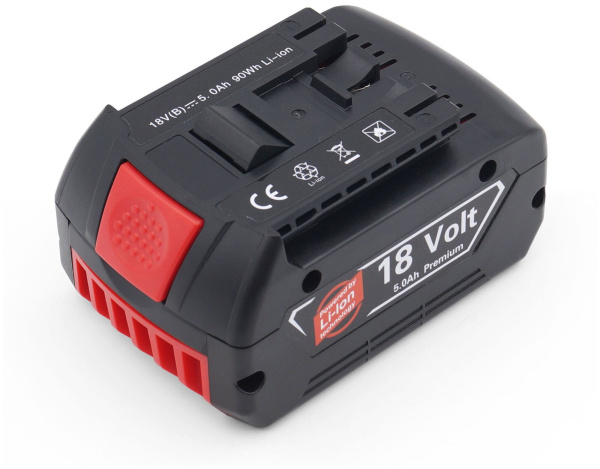 Аккумулятор эл.инструмента Bosch 18V, 5000mAh, GBA 1600A002U5, LED