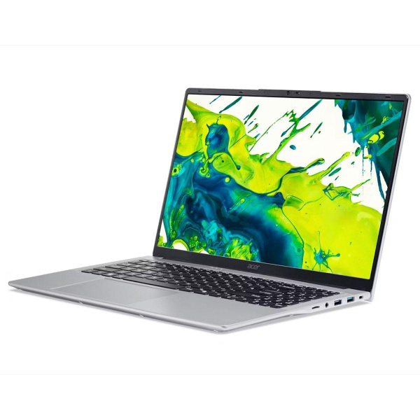 Ноутбук Acer Aspire Lite 15 AL15-54P-590V Intel Core Ultra 5 115U/16Gb (soldered D5)/SSD512Gb/UMA/15.6"/IPS/FHD/1920x1080/60Hz/NoOS/Silver/1.7kg