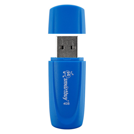 Флеш-накопитель USB2.0 4GB SmartBuy Scout (SB004GB2SCB) синий