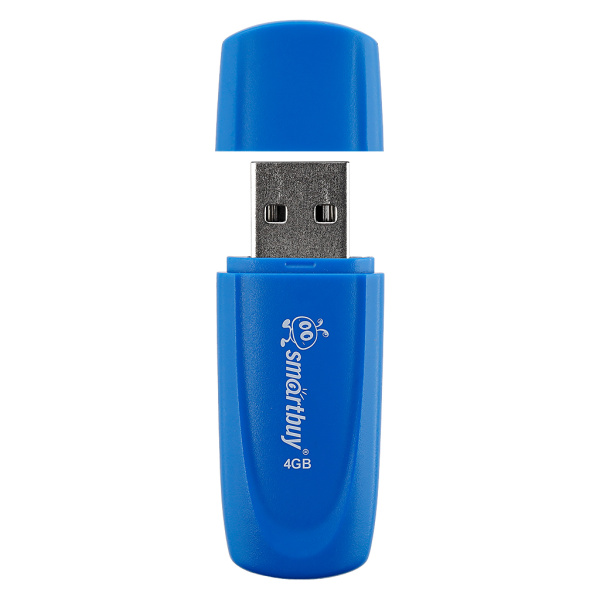 Флеш-накопитель USB2.0 4GB SmartBuy Scout (SB004GB2SCB) синий