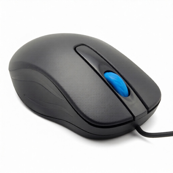 Мышь USB Perfeo ELEGANT (C3597) оптическая, бесшумная, 3кн., 1000dpi, кабель 1,8м, черная