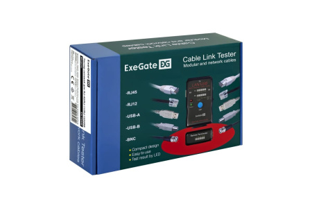 Тестер_кабеля ExeGate EX-T5448 для RJ-45/RJ-11/RJ-12/USB