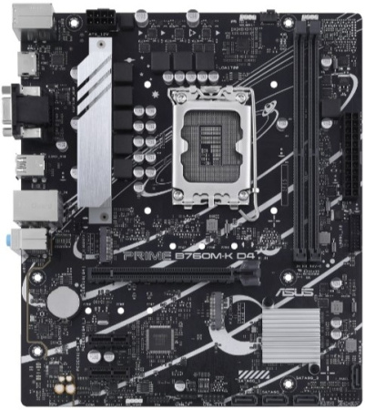 Мат.плата S1700 B760 Asus PRIME B760M-K D4 (mATX,2xDDR4,2M.2,PCI-E16,2PCI-E,HDMI,VGA,PC5333)
