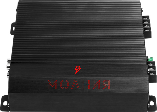 Усилитель авто-й УРАЛ МОЛНИЯ МЛ 2.60 2*60Вт/2-1 канал/4-2 Ом/High-pass/Low-pass