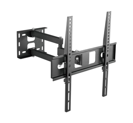 Кронштейн ITECHmount  PTRB-4ES черный настенный,для тв,32-55",до 35кг,от стены 105-429 мм,с выносом, с функцией наклона -18°~ +5°,и поворота 180° VESA