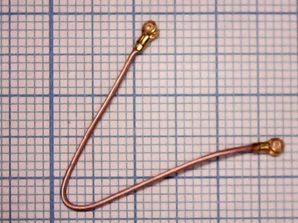 Антенный провод Samsung N910C 33.3 mm Белый