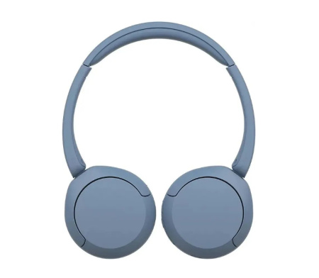 Гарнитура Bluetooth SONY WH-CH520 накладные, Bt4.2, 32Ом, 91дБ, до 10м, USB Type C, синий