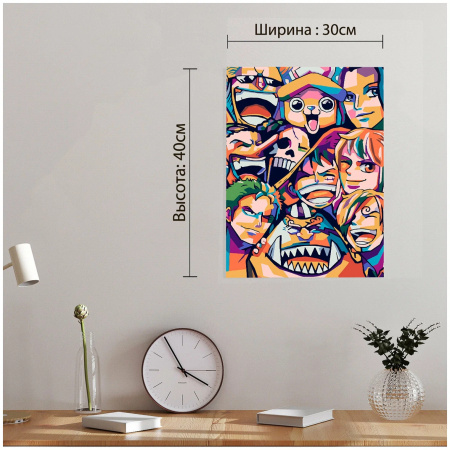 Картина по номерам RedPanda "Ван Пис Пираты" 30*40см (р54426)