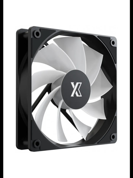 Кулер в корпус 120х120х25 XASTRA FC120B ARGB Black reverse (600-1500prm/4pin/PWM/57CFM/26дБ/ARGB) box [FC120-1BA-SRX-GL]
