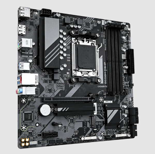 Мат.плата SocAM5 AMD B650 Gigabyte B650M D3HP (mATX,4DDR5,2M.2,PCI-E16,PCI-E,HDMI,2DP,PC7600)