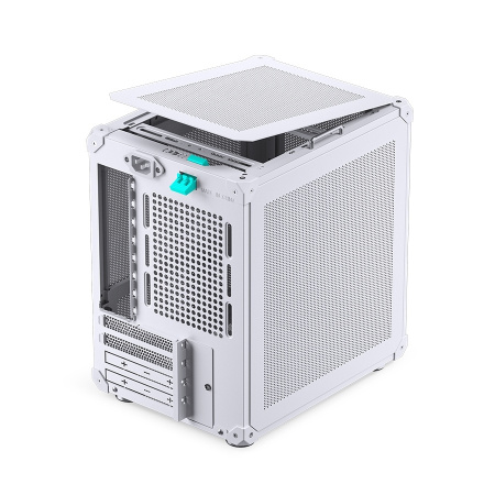 Корпус mITX Б_БП JONSBO C6-ITX White (USB3.0, USB Type-C, Audio,белый)[C6-ITX White]