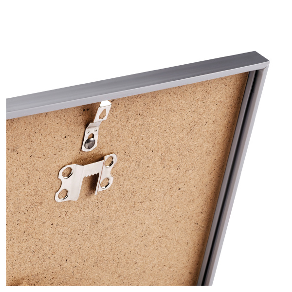 Фоторамка А4 OfficeSpace 21*30см. пластик, серебро (РПВХ_48501)