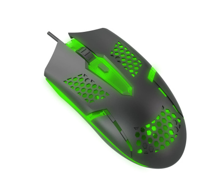 Игровая мышь USB Perfeo SELL (B3417) 6 кн, 7 цв. LED подсветка, 800-24000DPI, кабель 1,8м