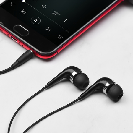 Гарнитура проводная BOROFONE BM39 вставные, кабель 1.2м, черный