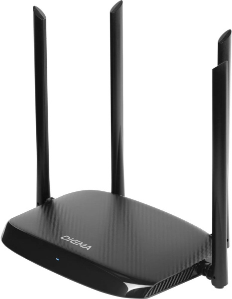 Маршрутизатор Digma DWR-AC1202 AC1200 802.11n/ac 867+300_Mbps 2.4 /5 Ггц 3xLANx1000_Mbps