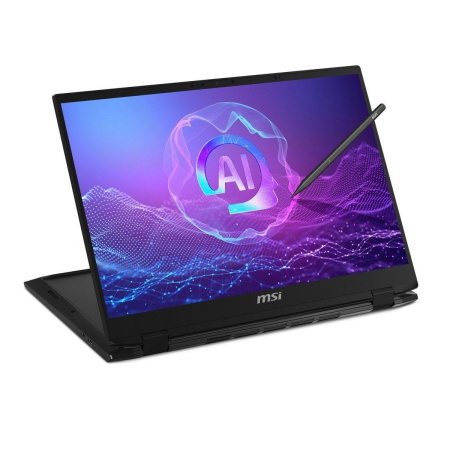 Ноутбук MSI Summit Pro 16 AI A2HVETG-084RU Core Ultra 9 285H 32Gb SSD1Tb NVIDIA GeForce RTX4050 6Gb 16" IPS Touch QHD+ (2560x1600) Windows 11 Pro black WiFi BT Cam (9S7-159631-084)