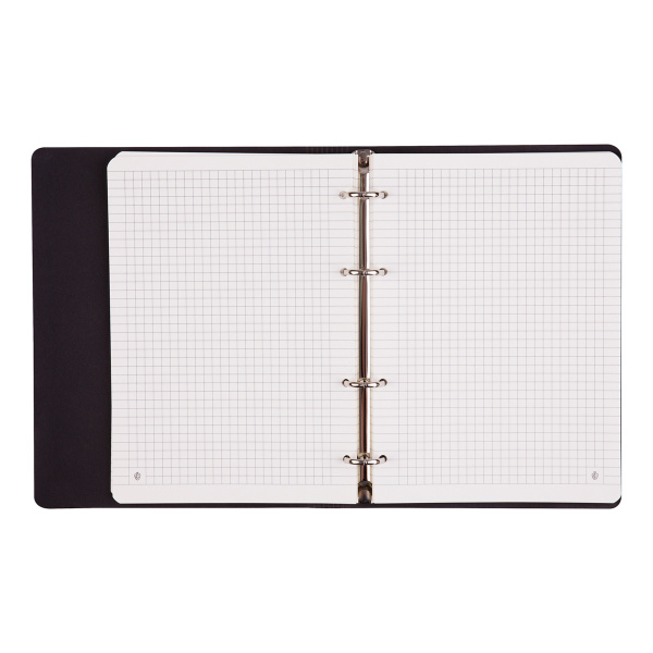 Тетрадь на кольцах 80л. "Elaborate shapes", кожзам, Greenwich Line (Nr4A5_43419)