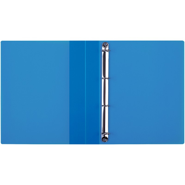 Папка 4 кольца BERLINGO "Diamond" 40мм. 700мкм. синяя (ABp_44002)