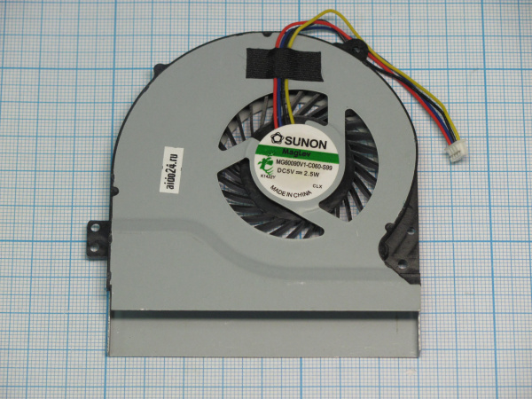 Кулер для Asus X550C, X450C, R510C Ver.1, 89*80мм