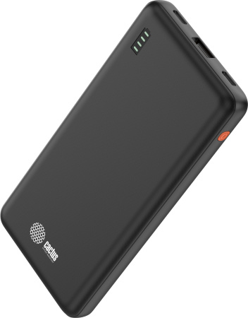 Аккумулятор внешний 10000_mAh Cactus CS-PBFSAA-10000 4.5A USB-A/2xUSB-C черный