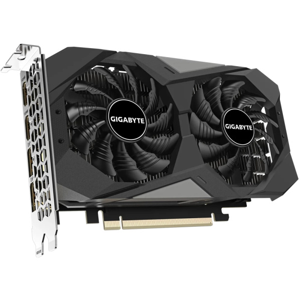 Видеокарта GeForce RTX3050 Gigabyte 6Гб WINDFORCE OC GDDR6,96bit,2HDMI,2DP (GV-N3050WF2OC-6GD) ret