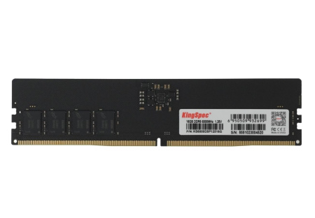 Модуль памяти DIMM DDR5 16Гб 6000МГц KingSpec (KS6000D5P12516G) CL46