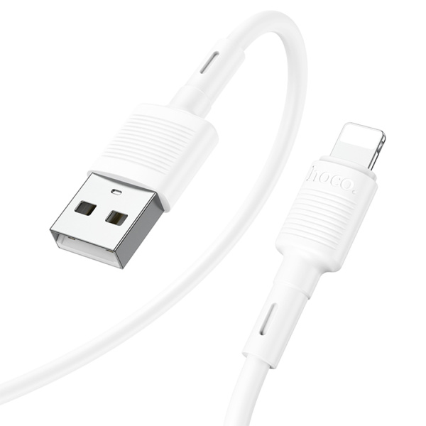 Кабель Lightning (m) - USB(m) HOCO X83, 1м, 2.4А белый