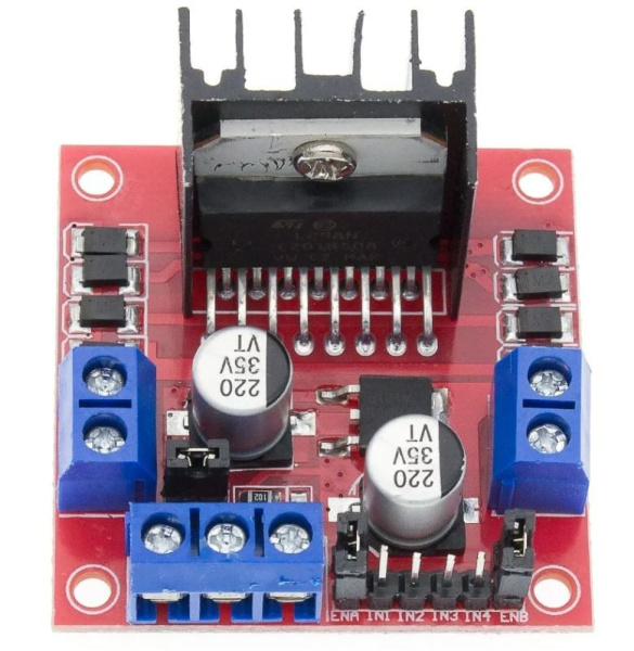 Модуль драйвера мотора L298N, 5..35в, 2а