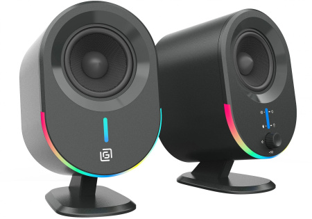 Актив.колонки 2.0 Оклик OK-303A 20Вт,питание от сети, Bluetooth, черный