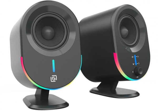 Актив.колонки 2.0 Оклик OK-303A 20Вт,питание от сети, Bluetooth, черный