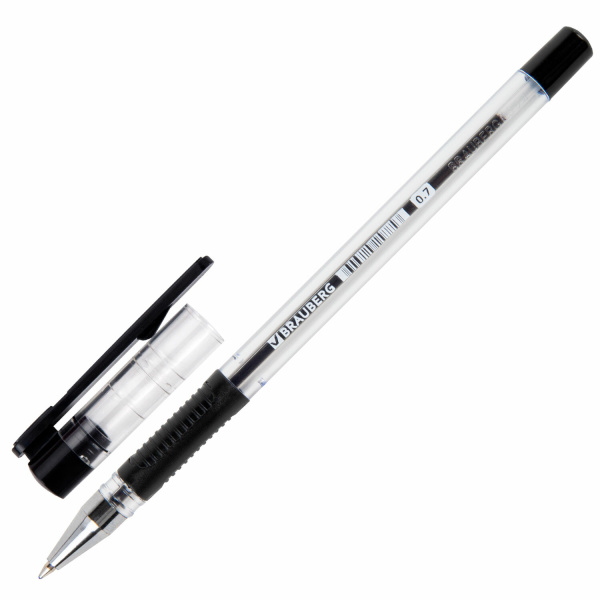 Ручка шариковая BRAUBERG "X-Writer" черная (142404)