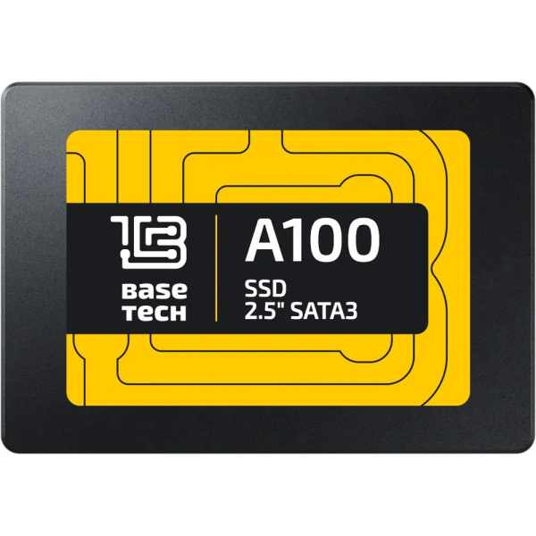 SSD-накопитель 1Тб BaseTech A100 [SSDBTA1001TB](QLC,550/450 Мб/с)[SSDBTA1001TB]